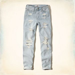 Hollister high rise boyfriend Jean size 0